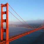 Golden Gate Bridge im Abendlicht