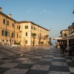 Marktplatz von Lazise am Gardasee