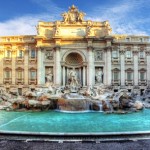 Trevi Fountain, rome, Italy.